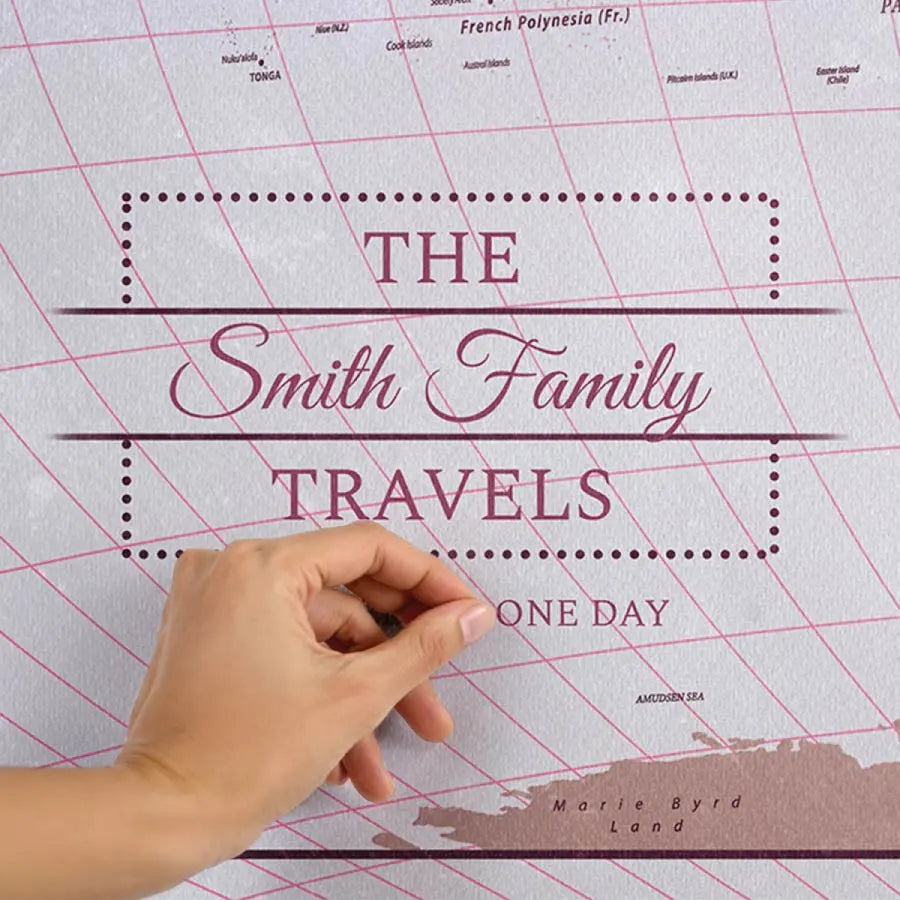 Personalized Push Pin Maps