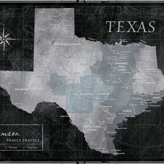 Push Pin World Maps | Forever Map
