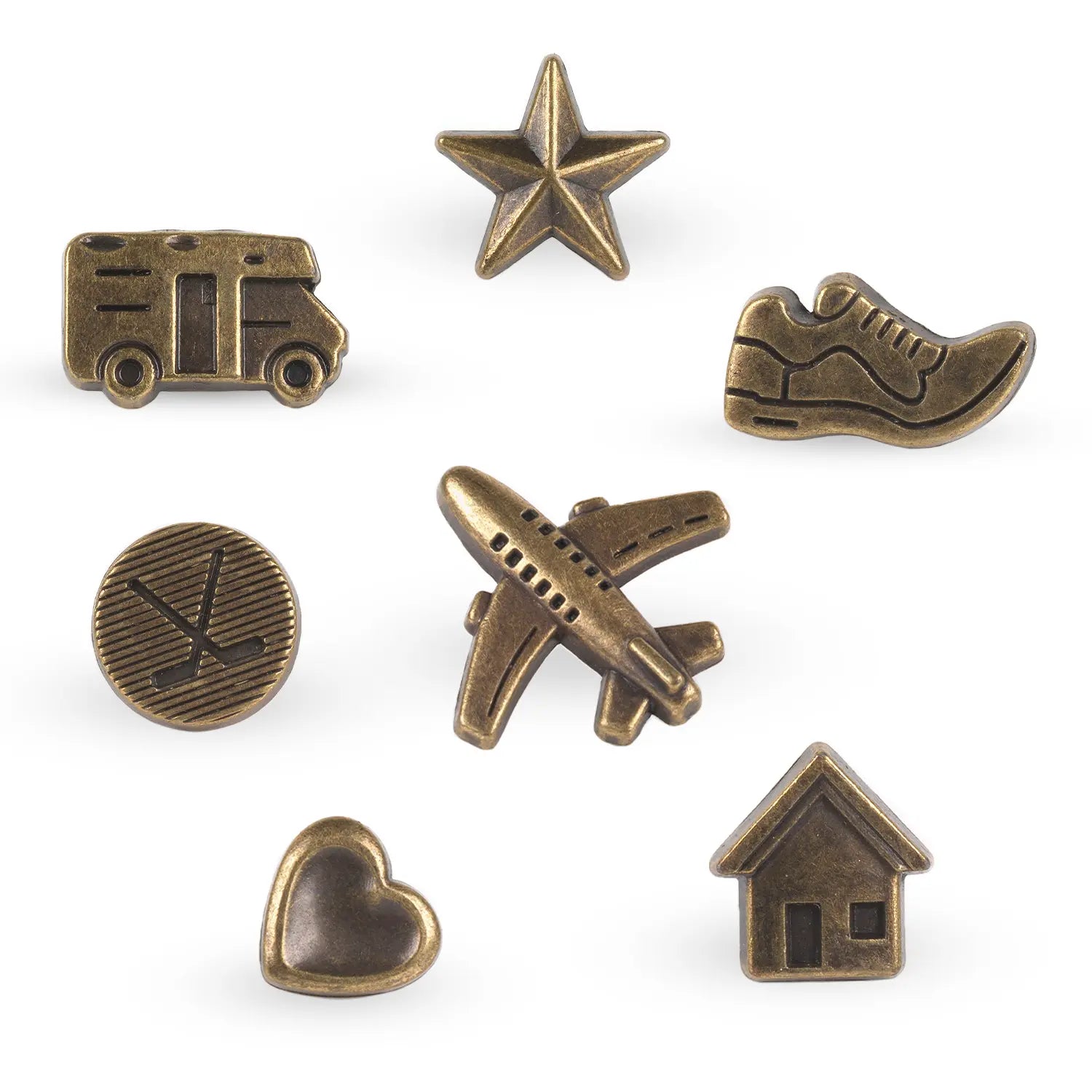 Decorative Map Pins (7pcs)