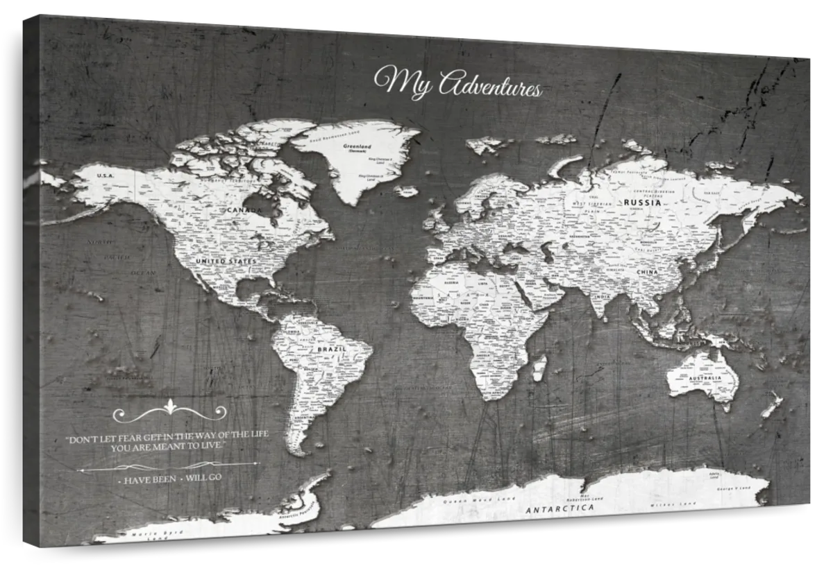 My First Adventures Push Pin World Map 1