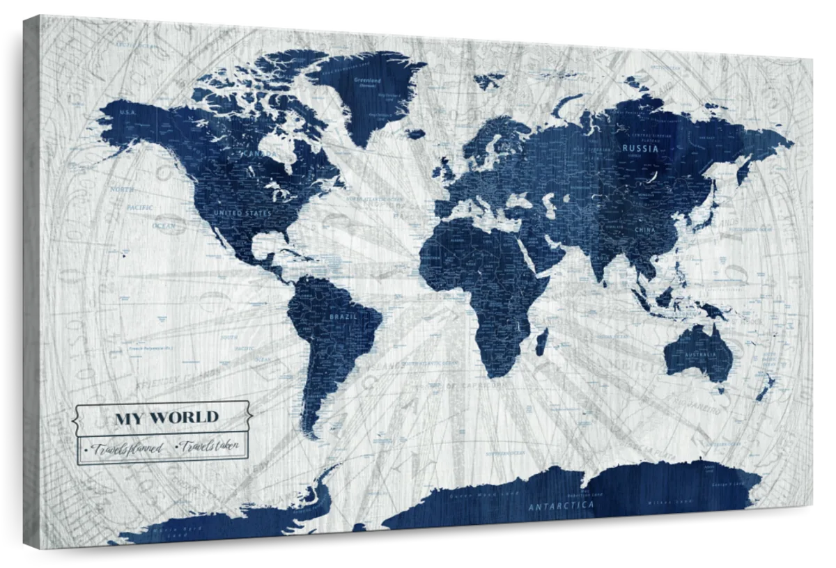 My World Moments Push Pin Travel Map 1