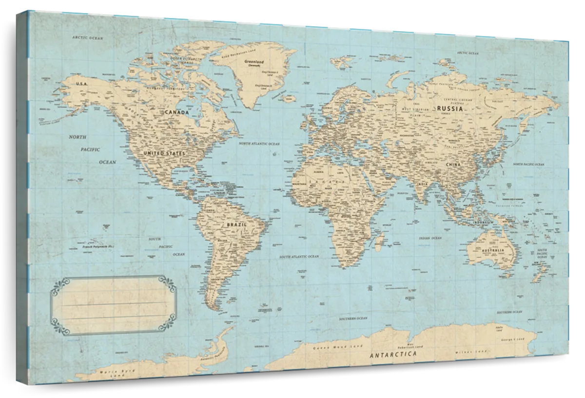 Personalized Adventure Awaits Push Pin World Map 1
