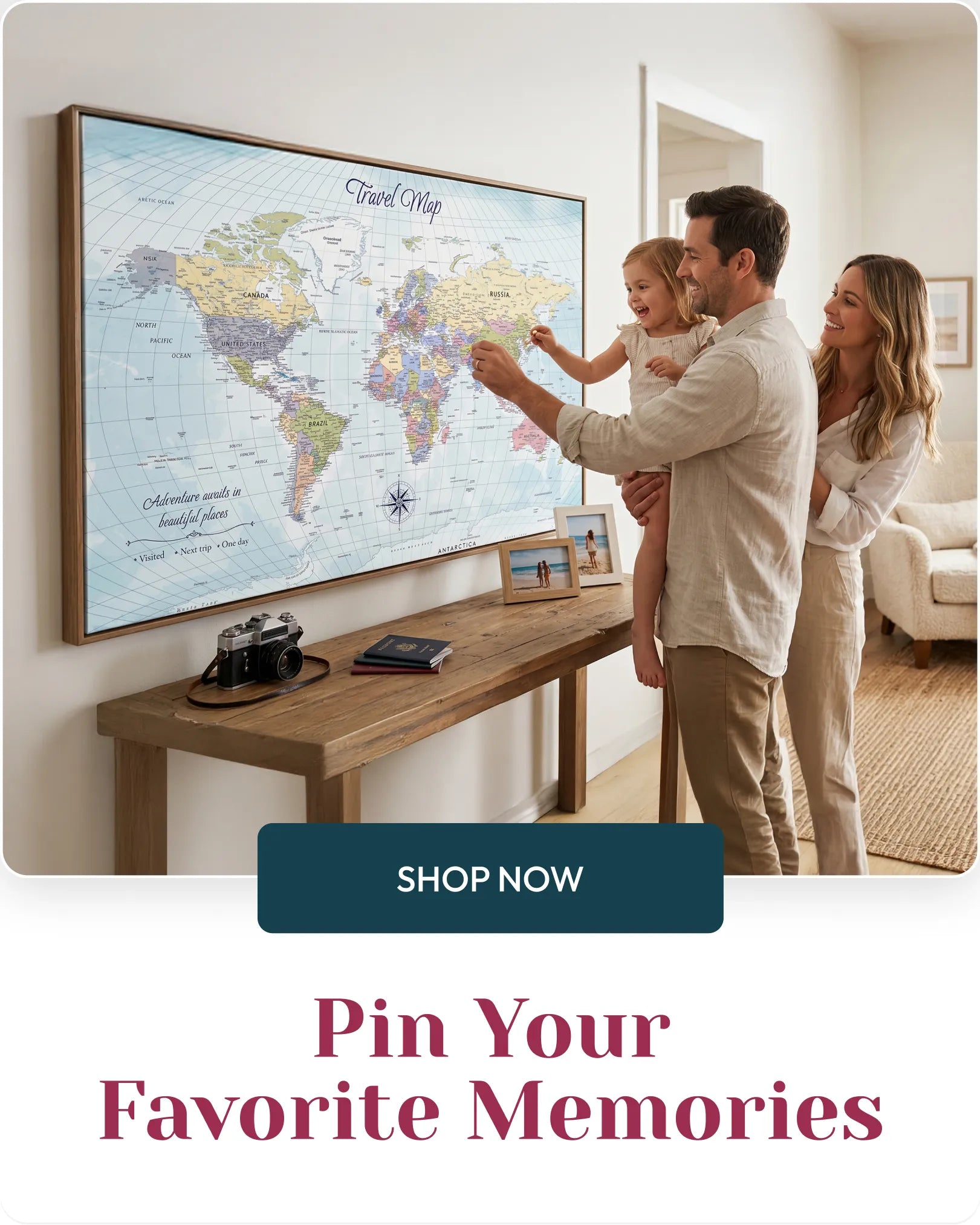Push Pin Map