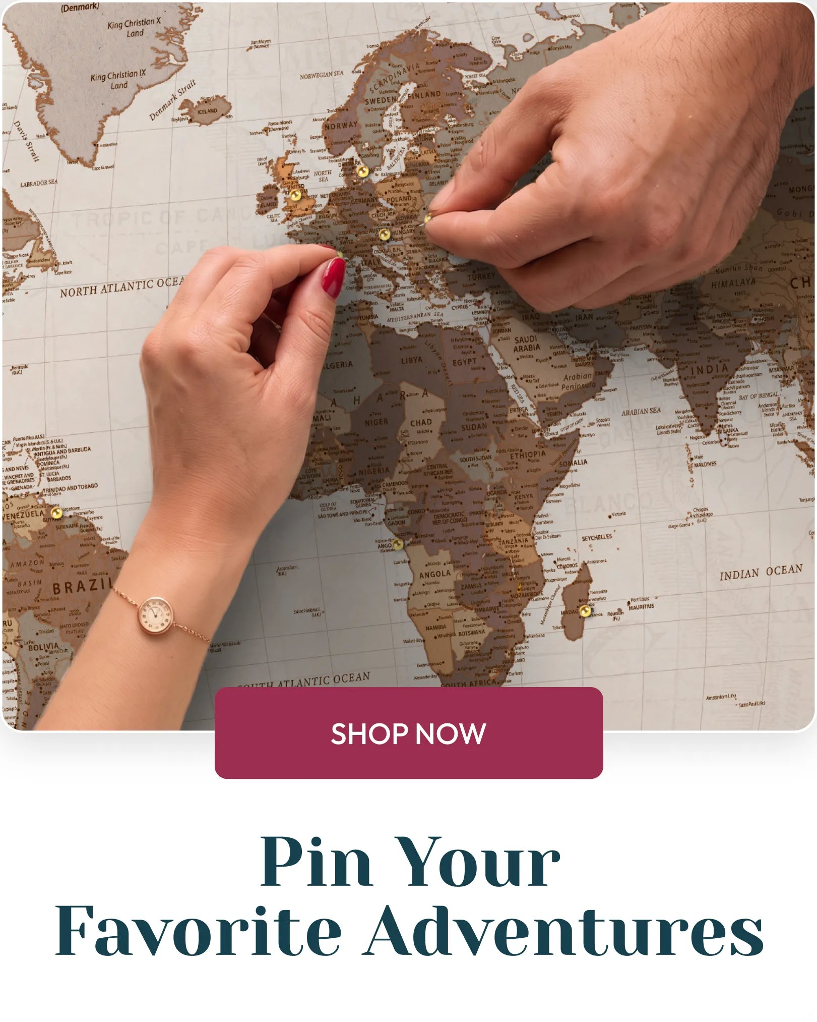 Push Pin Map